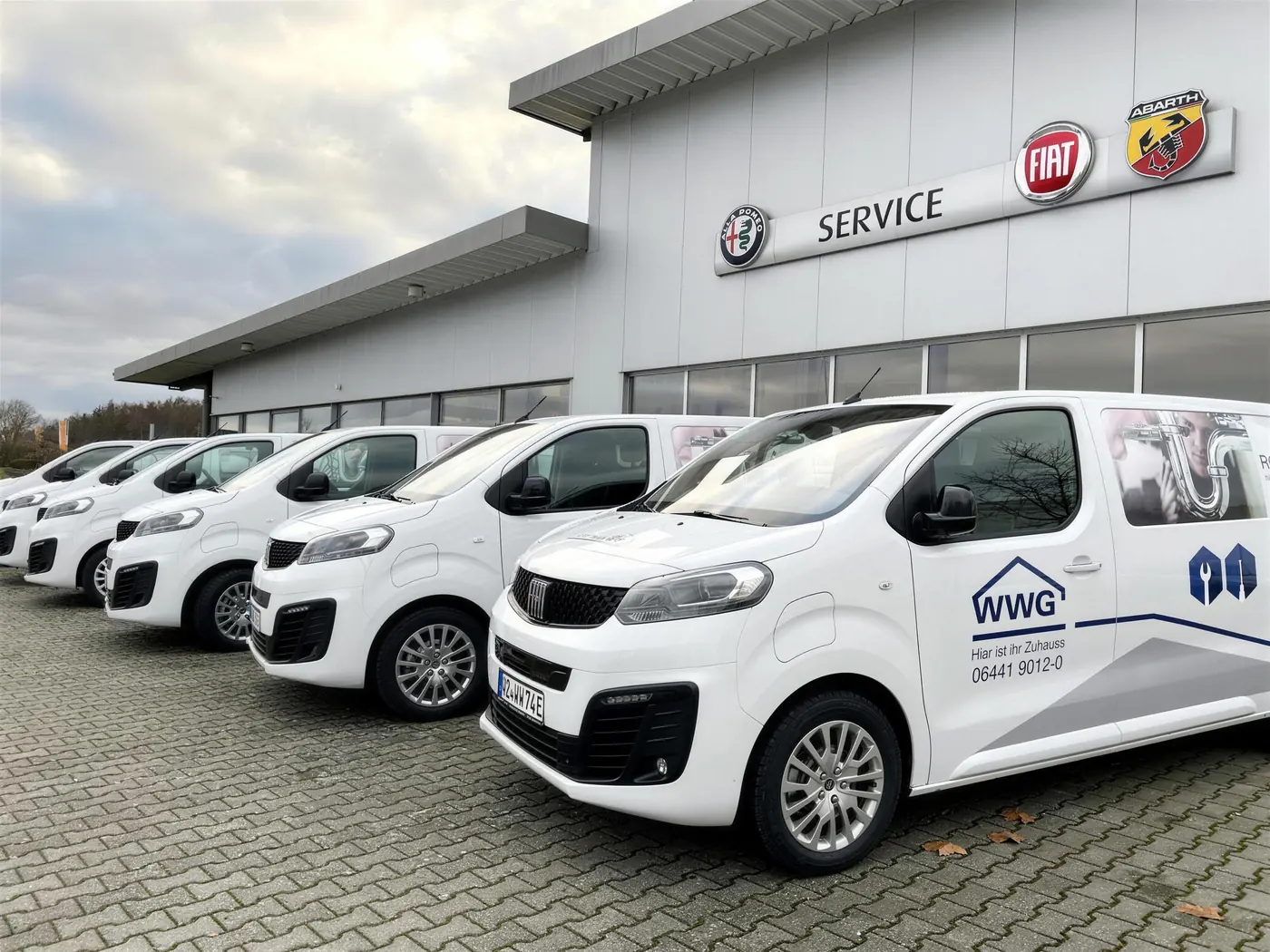 Flottenbeschriftung Servicefahrzeuge – WWG